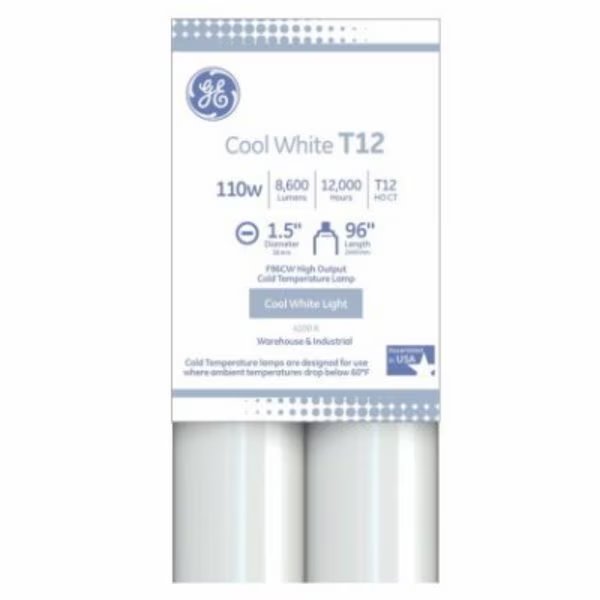 GE 2PK 110W T12 Bulb, Current, Mfr#: 40245